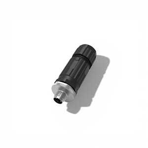 64L021 FAS M12 power connector, L-coded,5-Pin, male