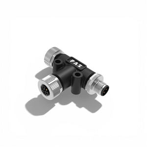 64L555 FAS M12 power connector, L-coded, 5-Pin