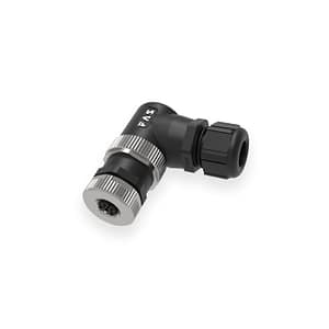 64L003 M12 5Pin, L-coded, Female 90°, Screw connection