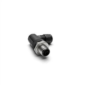 64F321 M12 5 Pin,male 90°,Screw connection